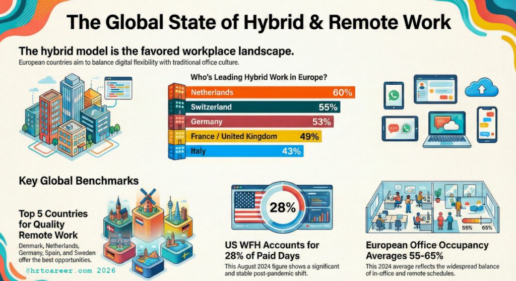 Hybrid working model