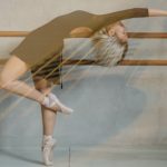 Girl Learning ballet skills