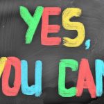 yes, you can written on a blackboard