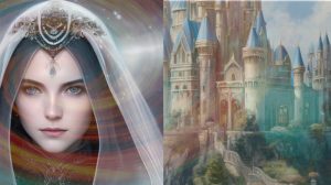 A magic fairy and a castle