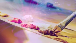 Lifelong Helpful Soft Skills, Painting brush with canvas colours