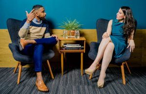 Active Listening -Two people talking